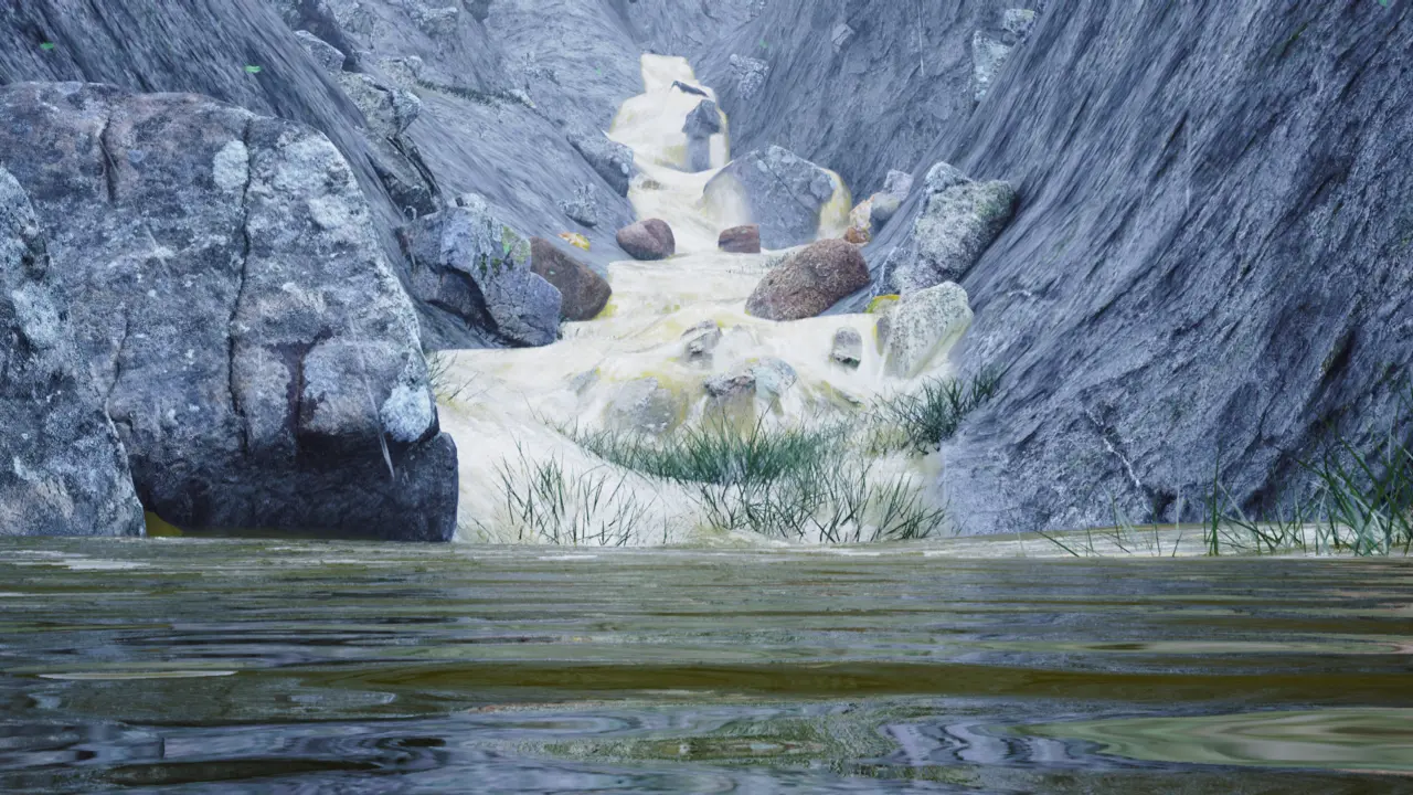 A player clearing a storm drain in DrainSim