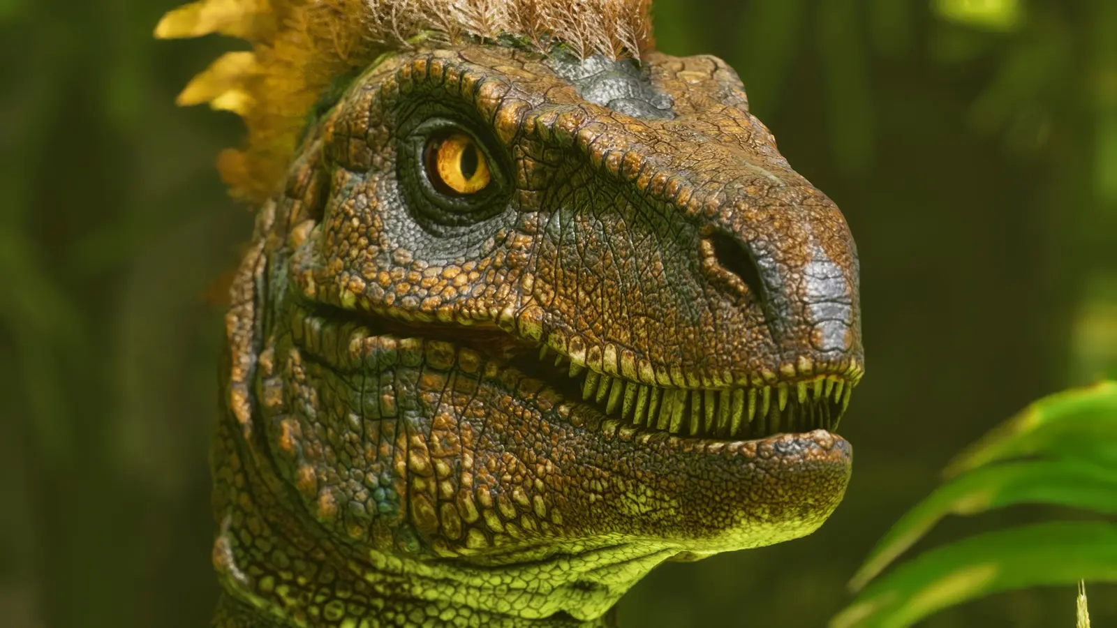 Official ARK Survival Ascended raptor close-up